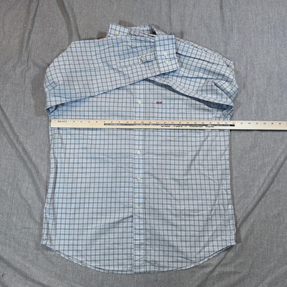 Remington 1816 Shirt Mens XL Plaid Button Down Long Sleeve Pocket Casual - Picture 7 of 10